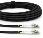 Elfcam&reg; - 100m Gepanzerte Glasfaser-kabel LC/UPC auf LC/UPC OM3 Multimode Duplex -