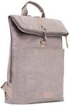 Jost Rucksack Cord Courier 35 x 26 x 10 - Grau