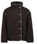 Sublevel Teddyjacke Knopfverschluss Unifarben Modisches Design Gr&ouml;&szlig;e: L -