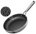Bratpfanne 28cm Edelstahl DiamondTitan Keramikbeschichtung Induktion...