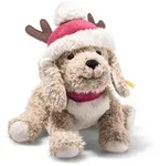 Steiff Weihnachtshund Rudy, 27 cm, beige - Braun
