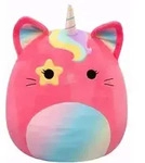 Squishmallows Caticorn Sienna Pl&uuml;schtier Einhorn-Katze 50 cm, rosa mit
