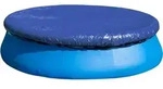 457CM Rund Poolabdeckung Schwimmbad Cover Winddicht Blau - Blau
