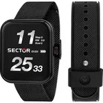SECTOR S-03 PRO LIGHT R3251171003 Smartwatch Mit Bluetooth - Schwarz