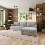 Masseno Ecksofa ANKO mit Metallgestell, Modulares Schlafsofa aus Schaumstoff,