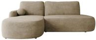 MIRJAN24 Ecksofa Loridu O, mit Schlaffunktion und Bettkasten, L-Form Sofa (Farbe: