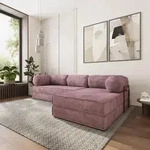Masseno Ecksofa ETERA mit Metallgestell, Modulares Schlafsofa aus Schaumstoff,
