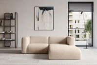 ALTDECOR Ecksofa - MIRA-L1 - 227x179x89 - Beige - Corner Sofa Eckcouch Couch L-Form,