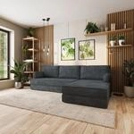 Masseno Ecksofa ANKO mit Metallgestell, Modulares Schlafsofa aus Schaumstoff,