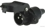 HERTH+BUSS ELPARTS Steckdose 51305185 Kunststoff - Schwarz