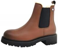 Tommy Hilfiger TJW Cleated Chelsea Boots Damenschuhe Schaftstiefel Braun