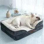 Orthop&auml;disches Hundebett 71x59x16 cm mit Eierschaum, wasserdicht, waschbar,...