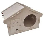 Aum&uuml;ller Katzenhaus Feli 60 x 40 cm beige - Beige