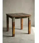 Esszimmertisch KALKUTTA 80 x 80 x 76 cm Mango Shabby Chic Massiv-Holz, Design