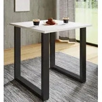 VCM Premium Holz Esstisch | H. 76 x B. 80 x T. 50 cm | K&uuml;chentisch Speisetisch Tisch