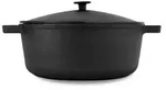 6L &Oslash;28cm Gusseisen Topf mit Deckel aus Gusseisen Gusseisentopf Brotbacken Kochtopf
