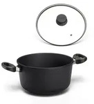 Hoffmann STONIQ Kochtopf &Oslash; 20 cm IQ-SHIELD Antihaft mit Deckel - Schwarz