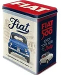 Nostalgic-Art - Vorratsdose L - Fiat 500 Good things are ahead of you - Braun