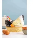 MASON CASH | Keramikhuhn, mehrfarbig - Beige