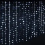 Vorhang Lebhafte 140 x 90 cm 150 LED kaltwei&szlig; Hat Ihr Service &ndash; Wei&szlig; - Wei&szlig;