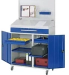 Rau Beistellschrank Stehpult 04T, B1100xT520xH1895mm, mobil