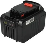 EXTENSILO Akku kompatibel mit Dewalt DCW604, DCW604NT, DCW210N, DCW604NT-XJ,
