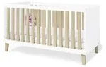 Pinolino Kinderbett 'Lumi' 140 x 70 cm Nachbildung: Uni, wei&szlig; und Eiche mit