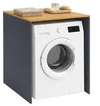 Relaxdays Waschmaschinenschrank, Regal &uuml;ber Waschmaschine, Trockner, HBT: 88 x 68 x