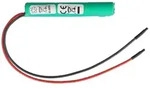 Notleuchtenakku NiMH 3,6V 500mAh L1x3 Lady N mit 200mm Kabel einseitig ersetzt 3,6 V