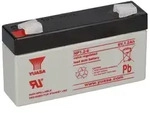 Yuasa NP1.2-6 AGM-Bleiakku 6V 1,2Ah &ndash; Faston F1 4,8 mm