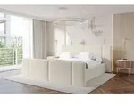 ALTDECOR Polsterbett mit Bettkasten - RIVO-Z - 180x200 - Beige - Bett mit Matratze
