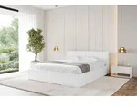 ALTDECOR Polsterbett mit Bettkasten - EMMI-v1 - 180x200 - Wei&szlig; - Bett ohne Matratze,