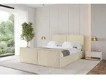 ALTDECOR Polsterbett mit Bettkasten - VANTO-Z - 140x200 - Beige - Bett mit Matratze