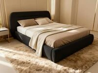 Polsterbett Orio - Bettkasten mit Gasdruckfedern - Doppelbett mit Lattenrost,...