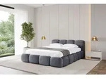 ALTDECOR Polsterbett mit Bettkasten - KALA-v1 - 180x200 - Dunkelgrau - Bett mit