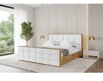 ALTDECOR Polsterbett mit Bettkasten - ENZO2-Z - 180x200 - Wei&szlig; - Bett mit Matratze