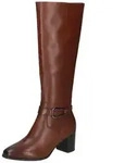Caprice Damen Leder Stiefel mit Rei&szlig;verschluss - Braun - 36