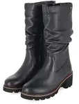 Remonte Damen Winterstiefel Schwarz Glattleder Gr&ouml;&szlig;e: 43 - Schwarz - 43