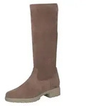Caprice Women Long Boot Flat Textil, braun, 37