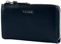 PICARD Leder Geldb&ouml;rse Peakline 1 Long Wallet Deep Ocean dunkelblau -...