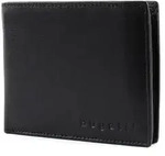 bugatti Leder Geldb&ouml;rse City Line RFID Coin Wallet with Flap 8CC Black schwarz...