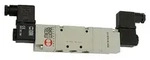 Riegler 2x3/2-Wegeventil, elektropn., monostabil, G 1/4, NC, 230 V AC