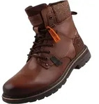 Dockers by Gerli Herren Leder Stiefel Braun (Schoko) - Braun - 46