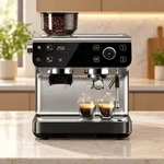 WMF Espresso Pro Silk Siebtr&auml;germaschine mit Mahlwerk, integrierter Waage und