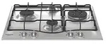 Hotpoint PCN R643N T/IX/HA, Edelstahl, Integriert, 59 cm, Gaskochfeld,...