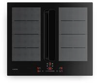Klarstein ChefFusion Induktionskochfeld mit Dunstabzug 60 cm &ndash; 4 Kochzonen, 7200 W,