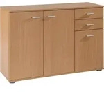 Kommode - Buche Nachbildung - B 106 cm - 3 T&uuml;ren - 2 Schubladen -1...