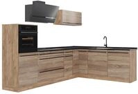 Eckk&uuml;che Vicco R-Line Sonoma/Goldkraft Eiche 287 x cm Arbeitsplatte Anthrazit, Model