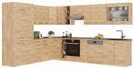 Eckk&uuml;che Vicco Fame-Line Goldkraft Eiche/Goldkraft Eiche 347 x 257 cm, AP...