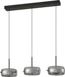Lucande LED-H&auml;ngeleuchte Martis, schwarz, 3-flg., step-dim